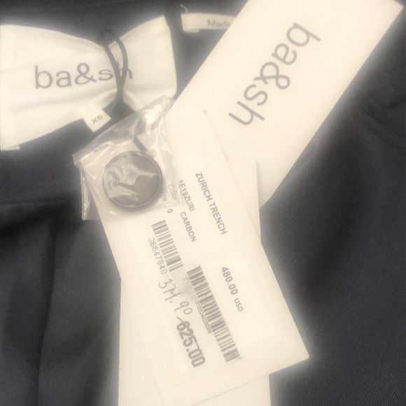 Ba&sh Zurich Navy Blue Trench Ba & Sh - Picture 6 of 8